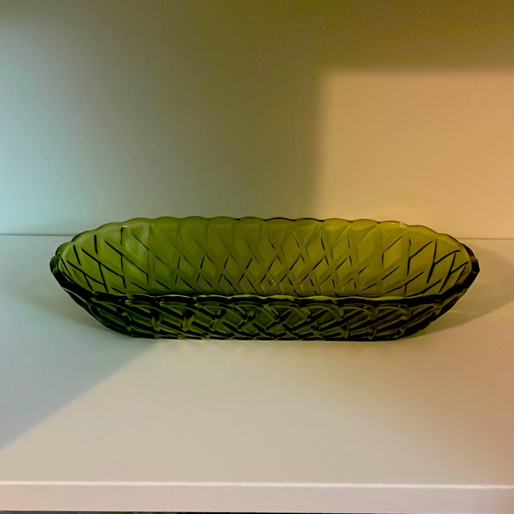 Vintage Green Glass